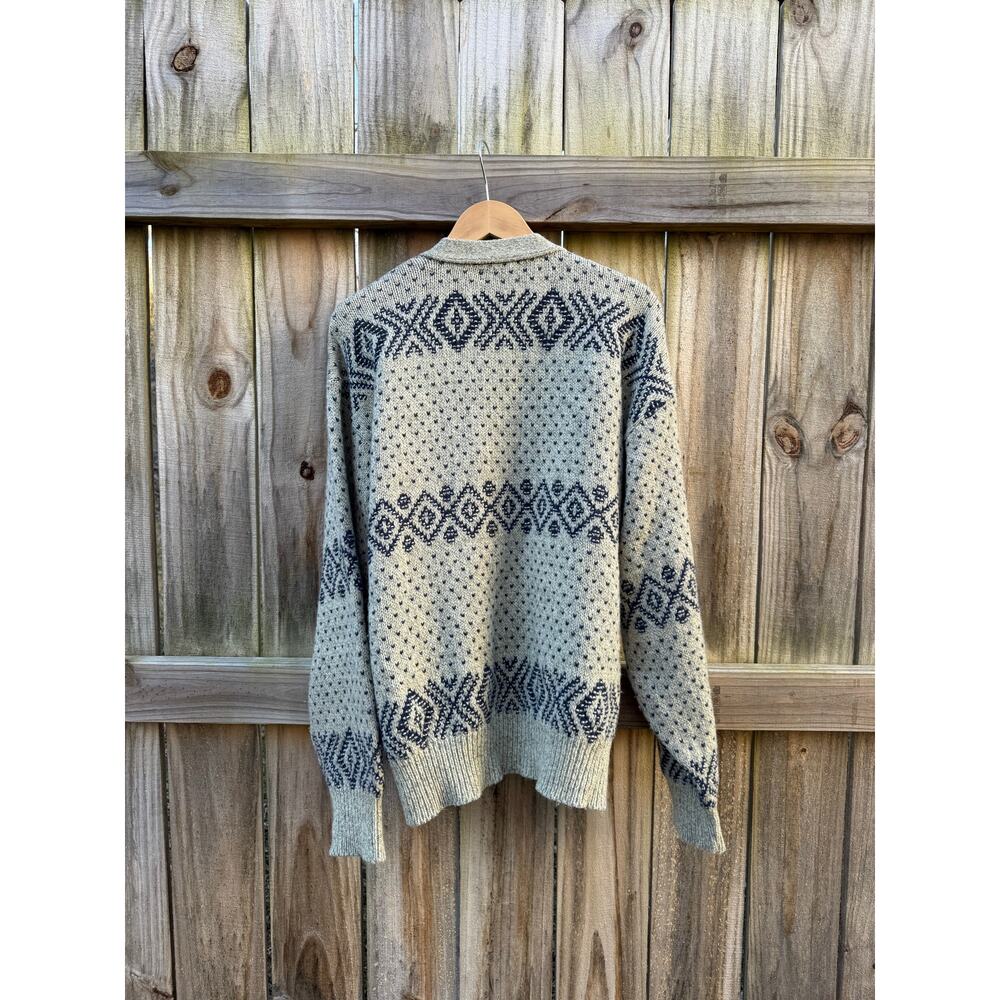 Vintage Wool American Eagle Patterned Cardigan - image 5